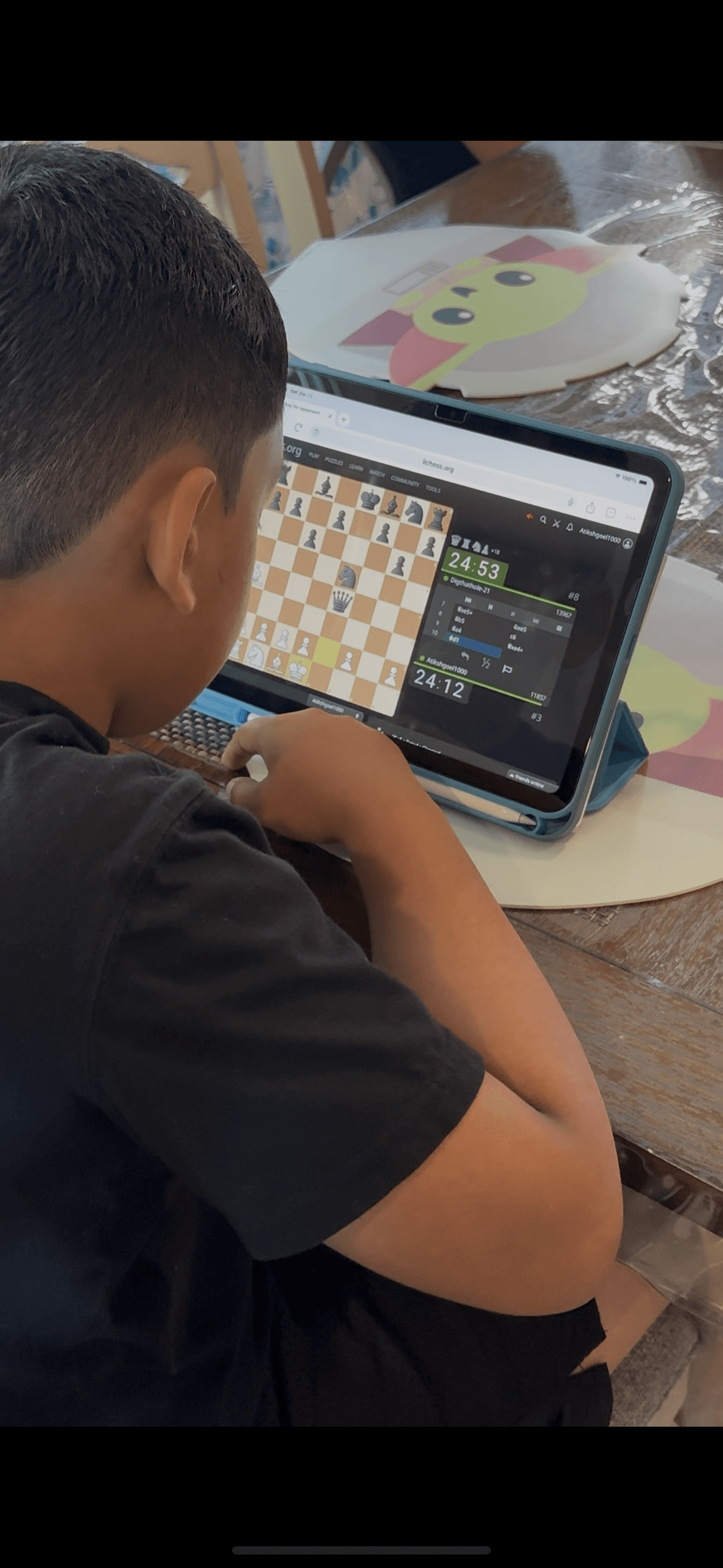 Kids chess program at TwinTiger Academy
